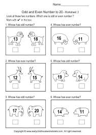 Odd And Even Number Worksheets 3 Worksheets For Kids Kids Printable Coloring Pages Kindergarten Worksheets
