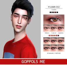 April eyebrow pack · 19. Male Makeup M2 Sims 4 Hair Male Sims Hair Male Makeup