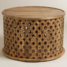 Maybe you would like to learn more about one of these? Anthropologie Lattice Drum Coffee Table Copycatchic