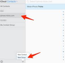 Groups appear in alphabetical order in the sidebar on the left How To Create Contact Groups On Iphone