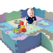 Newborn baby play mat gym floor toddlers soft toy fun activity cotton fabric set. 25 Pcs Lot Toys Mat Eva Foam Children S Mat Baby Play Mats With Fence Kids Carpet Educational Children Carpet Baby Gym Buy At A Low Prices On Joom E Commerce Platform