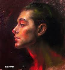 Oil painting, 9 x 9 in (4 hours)