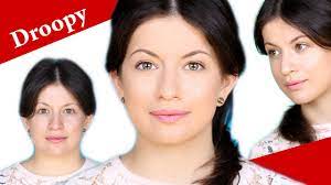 Women with brown hair, fair skin, and green eyes have a natural beauty that requires only a light makeup routine, but there are a great variety of cosmetic options when you do want to glam it up! Makeup For Work On Droopy Hooded Hazel Eyes Fair Skin And Dark Hair Youtube