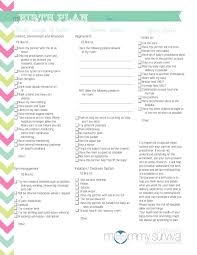 Birth Plans For First Time Moms Free Birth Plan Printables Mommy Survival Survivalchecklist Birth Plan Template Birth Plan Printable Birth Plan