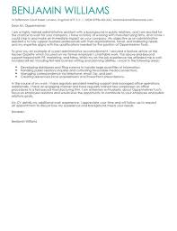 Your full name, job title, and contact details—in that order. Executive Assistant Cover Letter Templates Sample Cover Letter