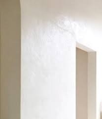 Warm White Venetian Plaster Walls For Guest Bath With Wow Fixture And Turquoise Cabinet Venetian Plaster Walls Plaster Walls Venetian Plaster