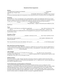An explanation for ending the agreement. Residential Rental Agreement Rental Agreement Templates Lease Agreement Lease Agreement Free Printable