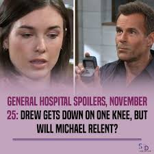 Drew Cain (Cameron Mathison) is not playing around and clearly seems to be  feeling better as he is able to get down