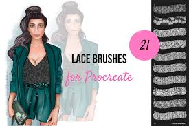 Lace drawing texture drawing brush drawing drawing stuff typography logo art logo lettering illustration techniques digital art. 21 Digital Lace Brushes For Procreate App 974097 Procreate Design Bundles