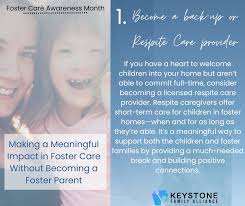 Support local foster care with respite care