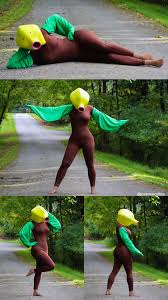 Doing a costume a day for the month of October. Today Im Bellsprout :  rpokemon