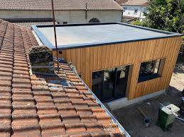 Extension D Une Maison De 75m2 Maison De Ville Bardage Bardage Bois