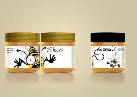 Honey From The Roof Best Before Design Roumanie Honig Etikette Honig Imkerei