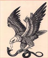 Black And White Eagle Flag Tattoo Pin On Ink Addict