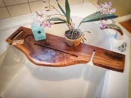 Maybe you would like to learn more about one of these? Live Edge Walnut Bath Caddy Redhead Handcrafted Woods