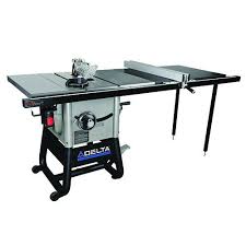 Delta Power Tools 36 5152 Delta Left Tilt Table Saw With 52 Inch Rh Rip 10 Inch Table Saw Miter Gauge T Table Saw Table Saw Miter Gauge Table Saw Blades