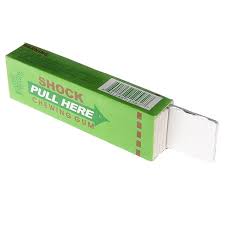But, it takes long time to the custom for clearance generally speaking, we offer free shipping for safety electric shock chewing gum to united states (us, usa), united kingdom (uk, gb). Funny Kidding Electric Shock Joke Chutty Cachou Bubble Chewing Gum Shocking Toy Gadget Prank Trick G Buy From 1 On Joom E Commerce Platform