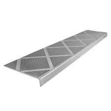 Composigrip Composite Anti Slip Stair Tread 48 In Grey Step Cover 01106c The Home Depot Stair Treads Diy Stairs Stairs Covering
