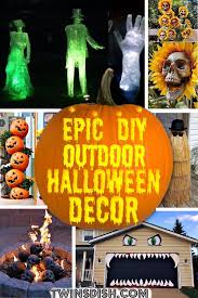 The Best Easy Diy Outdoor Halloween Decorations Twins Dish Halloween Decorations Diy Outdoor Halloween Diy Outdoor Halloween Decorations
