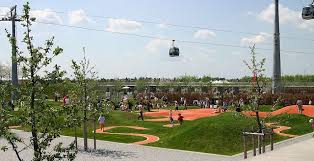Riem Park Munchen Germania Park Landscape Munich