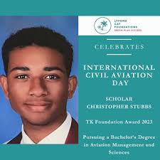 On this International Civil Aviation Day, Lyford Cay Foundations celebrates  two of our scholars who are pursuing degrees in Aviation.  #LyfordCayFoundations #Dream.Plan.Succeed