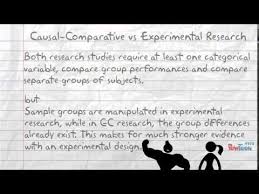Causal Comparative Research Quantitative Research Research Research Studies