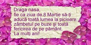 Odata cu venirea primaverii, ai venit tu. Felicitari De 8 Martie Pentru Nasa Draga Nasa Fie Ca Ziua De 8 Martie Sa Ti Aduca La Multi Ani Mesajeurarifelicitari Com