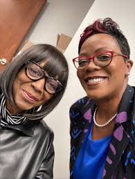 I've deemed today “Take Your Mother To Work” Day! My mom had an opportunity  to see me action as I presented i-Ready Classroom Mathematics to the  Archdiocese of Cincinnati. Of course, she