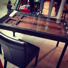 Man That Looks Good We Actually Have One Ancient Indian Door Remaining Turquoise Colour It S Selling In Our Nor Door Dining Table Indian Doors Door Table