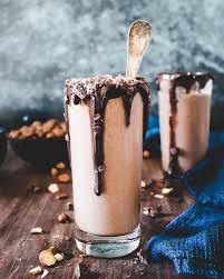 Healthy Chocolate Banana Milkshake The Delicious Plate Recipe Healthy Chocolate Chocolate Banana Milkshake Banana Milkshake