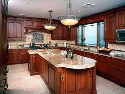 natural cherry kitchen cabinets