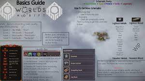 Check out the various guides for worlds adrift. Steam Community Guide Getting Started In Worlds Adrift