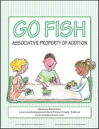A + b = b + a associative property: Associative Property Of Addition Go Fish Game By Simply Math Tpt