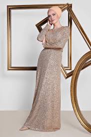 Kruvaze Pul Payet Abiye Kadin Tesettur Elbise Alvina Elbise Payet The Dress