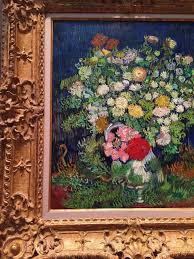 'vase with carnations' was created in 1886 by vincent van gogh in realism style. Bouquet Of Flowers In A Vase 1890 Vincent Van Gogh Flower Painting Painting Art