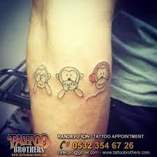3 Maymun Dovmesi Tattoo By Tattoobrothers Dovme Studyosu Moda Kadikoy Gsm 0532 354 67 26 Dovme Tattoo Dovme Modelleri