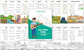 These 4 exercises help kids figure out where the strings and frets are, and may be your student's favorite song for a couple weeks! Easy Guitar Songs For Kids Kidsguitarworld