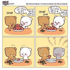 None raised depressed uniform dropshadow. Milk And Mocha Bear Comics Are The Heckin Cutest Cute Bear Drawings Cute Love Gif Mocha