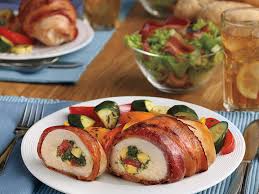 Chicken Roulade Stuffed With Smoked Bacon Spinach Gouda Recipe