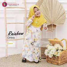 Low to high sort by price: Jual Baju Muslim Anak Perempuan Dress Gamis Syar I Set Kerudung Kuning Lemon Murah Juni 2021 Blibli