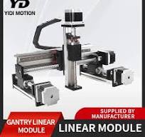 Heavy Duty CNC Motorized XYZ Gantry Robot System with Linear ...