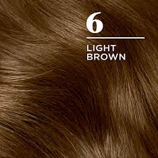 There are special dyes that can lift black to medium brown hair to light brown or dark blonde using a special color and 40 vol. Buy Clairol Nice N Easy Permanent Hair Dye 6 Light Brown Hair Color 1 Count Online In Turkey B07b6ghxth