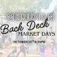 BACK DECK MARKET AT MERIDIAN event image