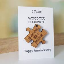 5th Anniversary Gift Husbandgift Wife Card Wood Wooden Etsy Wooden Anniversary Gift Wood Anniversary Gift Gift Wedding Anniversary