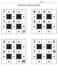 Some students love math — others not so much. Solve The Number Puzzles Math For Kids Kids Math Worksheets Maths Puzzles