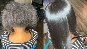 The improved technology of heat tools and a deeper understanding of hair managing has given birth to new, trendy techniques available for those. Silk Press Natural Hair Tutorial Her Shrinkage Is Crazy Youtube