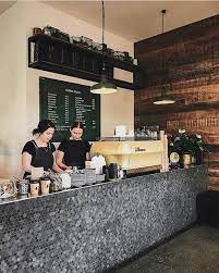 espresso bar at bespokekitchen in queenstown ttroubletaker acmecups specialtycoffee a coffee shop decor small coffee shop coffee shops interior