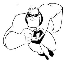 Krafty Kidz Center Mr Incredibles Coloring Pages Superhero Coloring Pages Superhero Coloring Coloring Pages