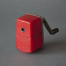 Vintage Red Boston Bulldog Pencil Sharpener By Zeesvintage Schreibgerate Schreiben