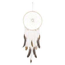 Attrape Reves A Plumes 76x28 Decoration Maison Du Monde Decoration Chambre Blanche Et Attrape Reve